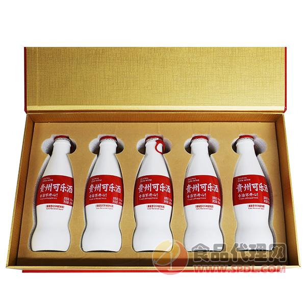 贵州可乐酒酱香型5度200mlx5瓶