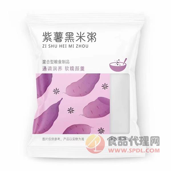 花云仙紫薯黑米粥150g