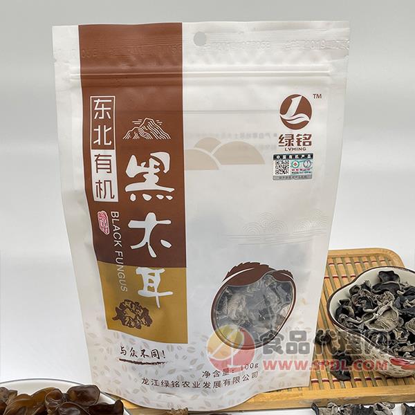 綠銘東北有機黑木耳100g