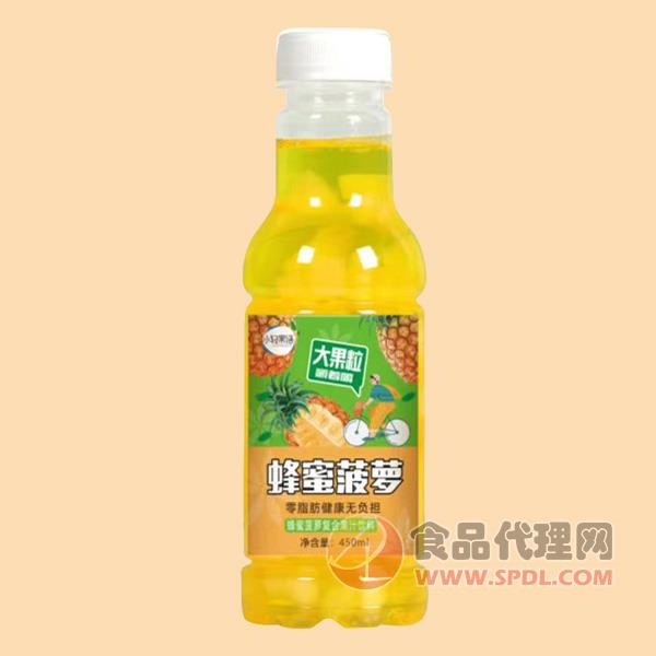 小轻果语蜂蜜菠萝复合果汁饮料450ml