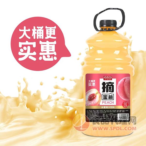 豫善堂水蜜桃汁饮料2.5L