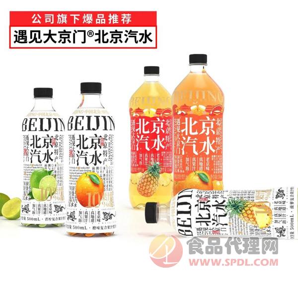 北京汽水果汁型汽水500ml/1.314L