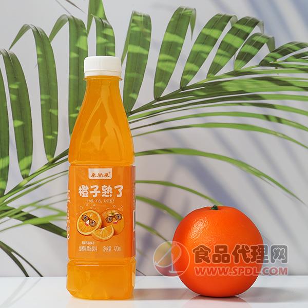 泉尚泉甜橙味饮料420ml