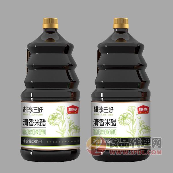 桃李清香米醋800mlx12瓶