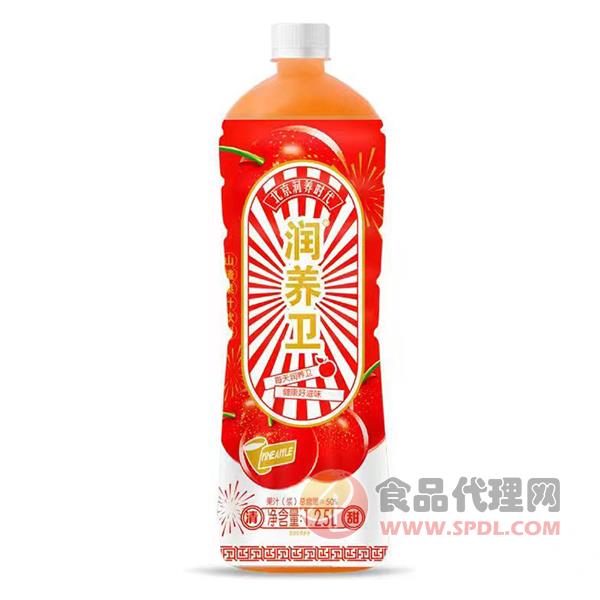 润养卫山楂果汁饮料1.25L