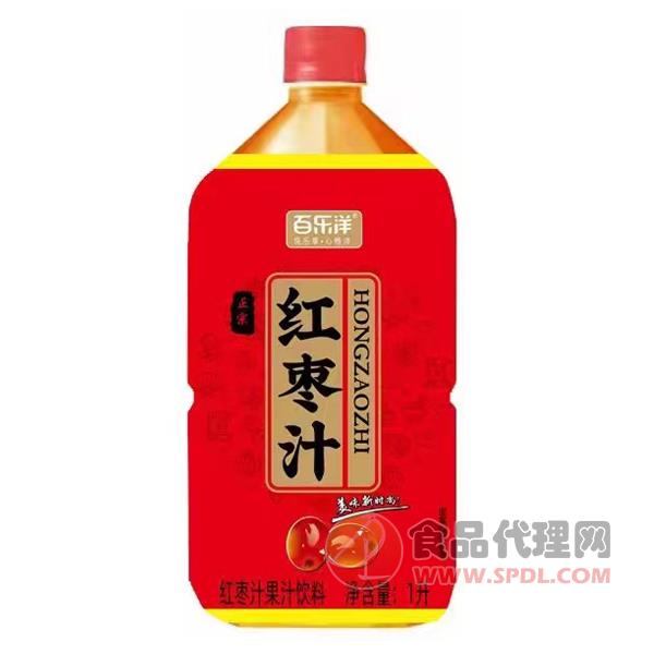 百乐洋红枣汁1L