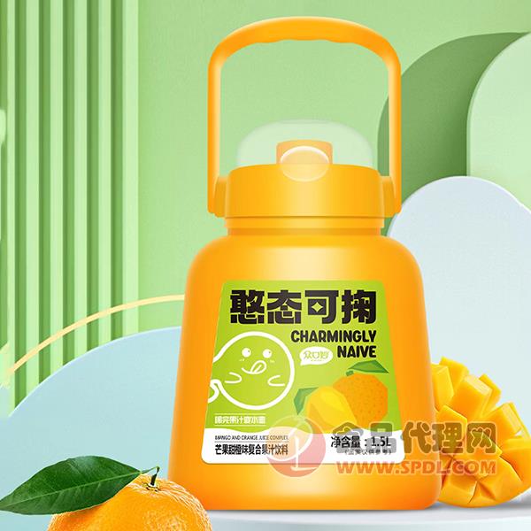 众口妙芒果甜橙复合果汁1.5L