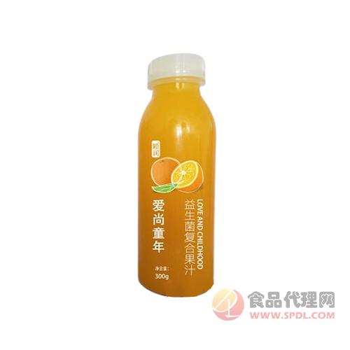 颖润益生菌复合橙汁300g