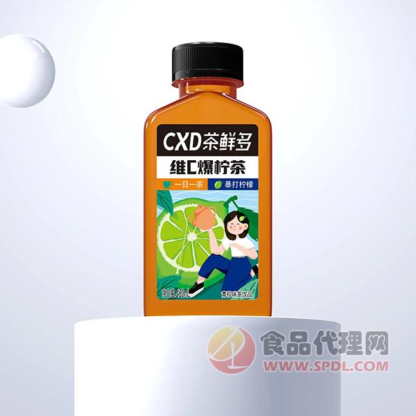 茶鲜多维C爆柠茶青柠味420ml