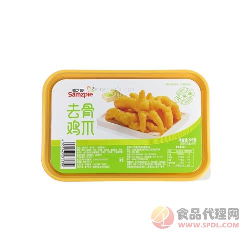 香之派去骨鸡爪芥末味200g