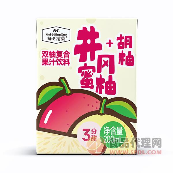 每e清菓双柚复合果汁200ml