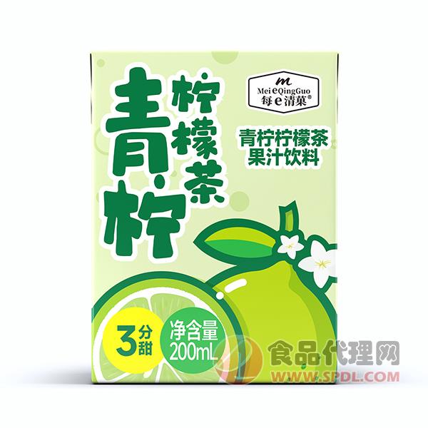 每e清菓青柠柠檬茶果汁200ml