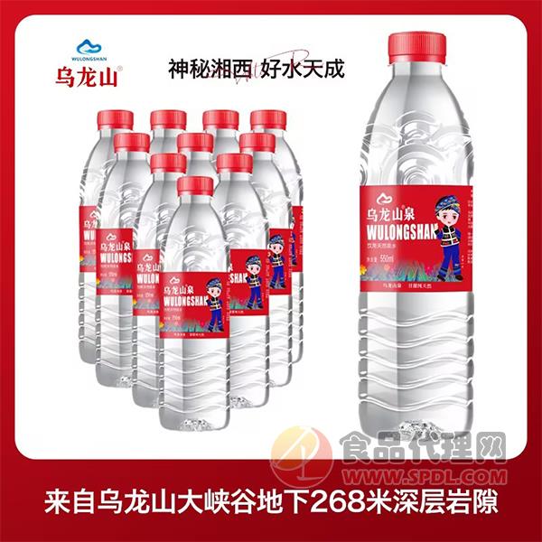 乌龙山泉饮用天然泉水550ml