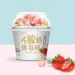 米蒂亚酸奶饮品草莓谷粒160g