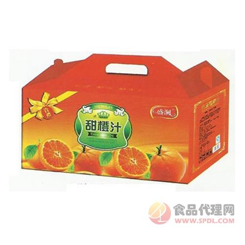 盛澜甜橙汁350mlx6瓶