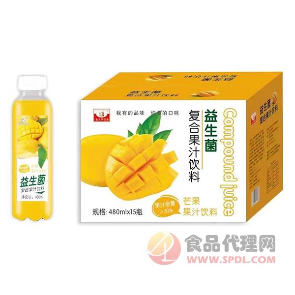 九州华洋益生菌发酵芒果果汁饮料简箱