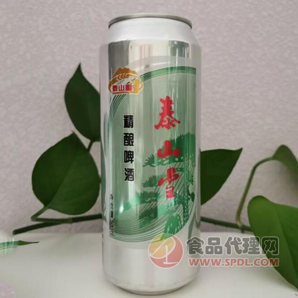 泰山雪精酿啤酒500ml