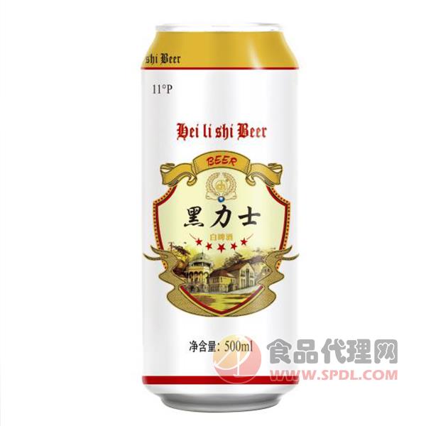 黑力士白啤酒500ml