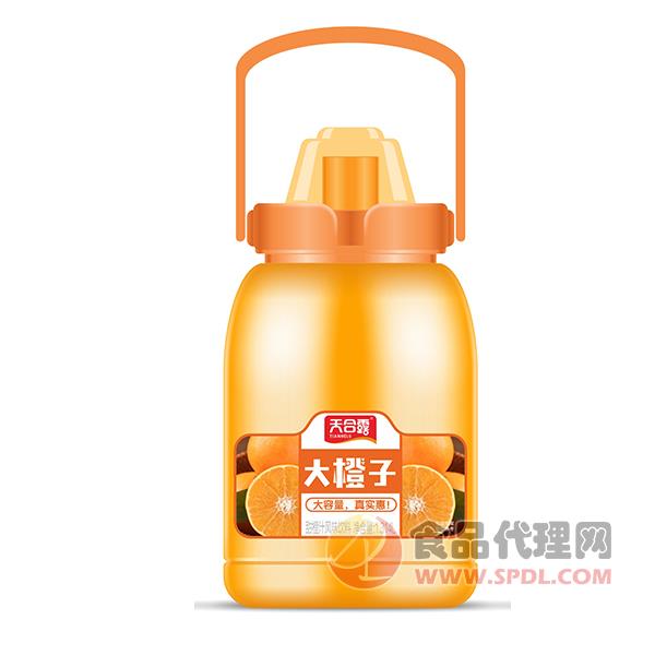 天合露拎桶橙汁饮料1.314L