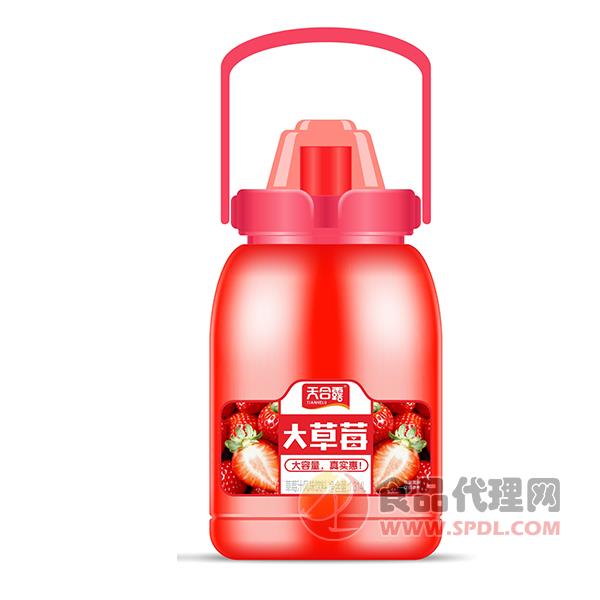 天合露拎桶草莓汁饮料1.314L