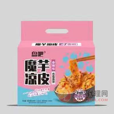 盘吧魔芋凉皮香辣味4连包