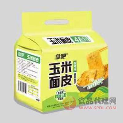 盘吧玉米面皮香辣味4连包