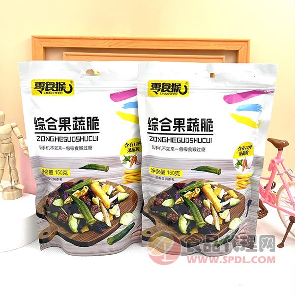 零食猴综合果蔬脆150g