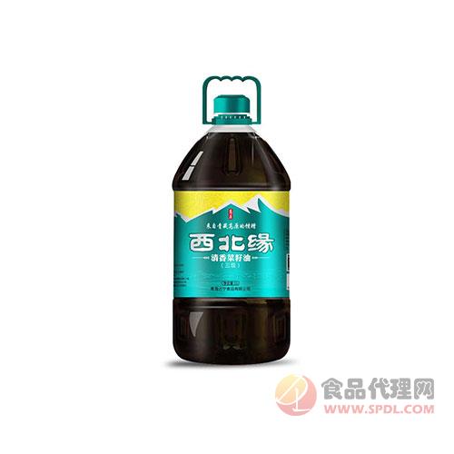 西北缘清香菜籽油三级5L