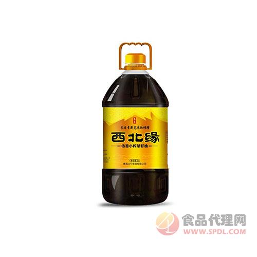 西北缘浓香小榨菜籽油5L