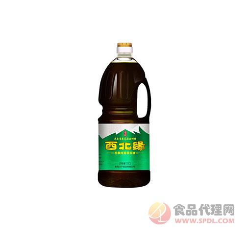 西北缘经典纯香菜籽油1.8L