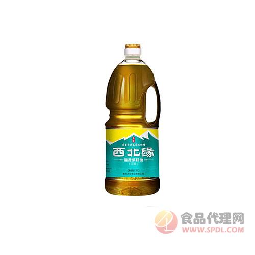 西北缘清香菜籽油三级1.8L