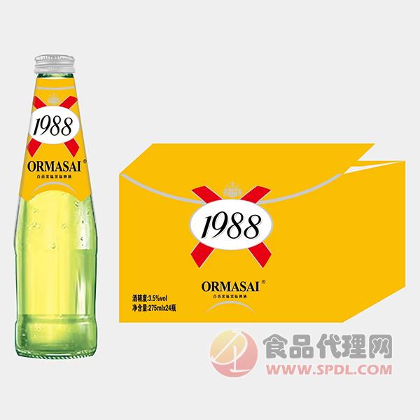 1988百香果味果味啤酒275mlx24瓶