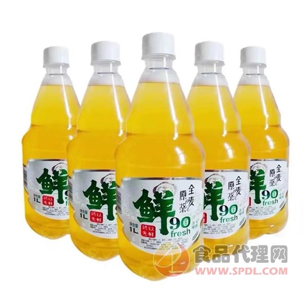 全麦原浆鲜啤酒1L