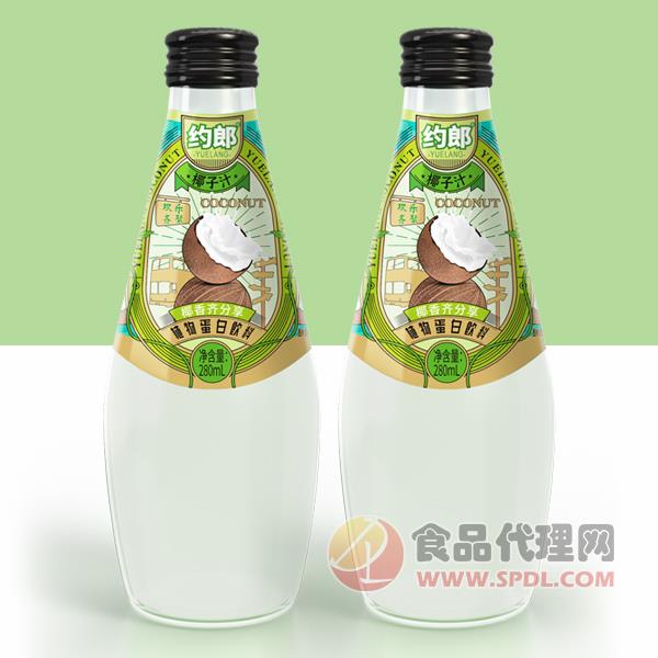 约郎椰子汁植物蛋白饮料280ml
