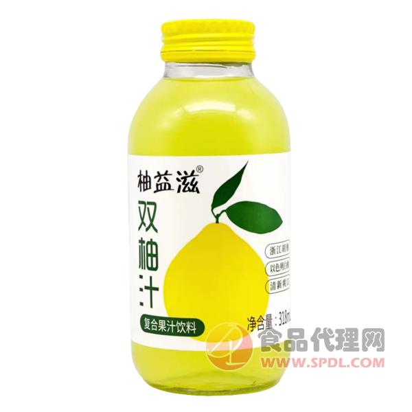 柚益滋双柚汁复合果汁饮料318ml