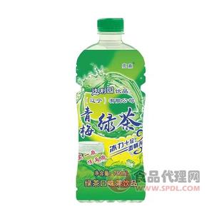 亮贏青梅綠茶750ml