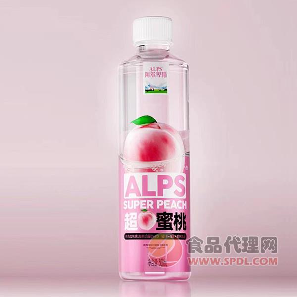 ALPS阿尔卑斯果味饮品蜜桃味500ml