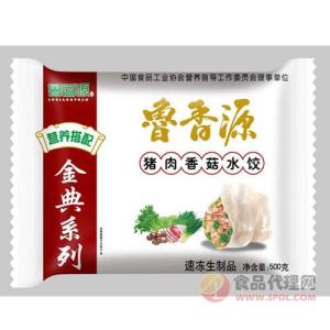 魯香源豬肉香菇水餃500g