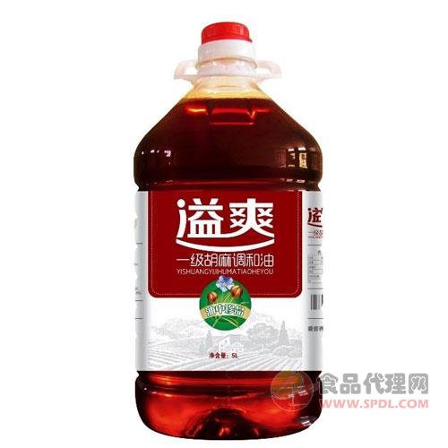 溢爽一级胡麻调和油5L