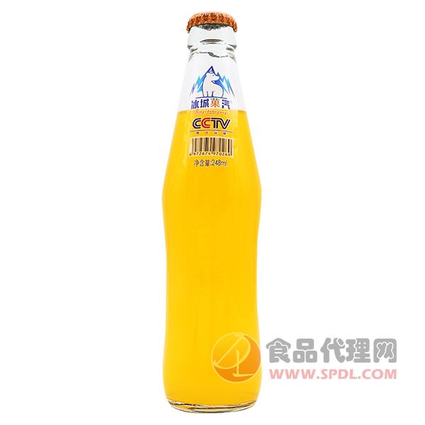冰城菓汽果汁汽水橙汁味248ml