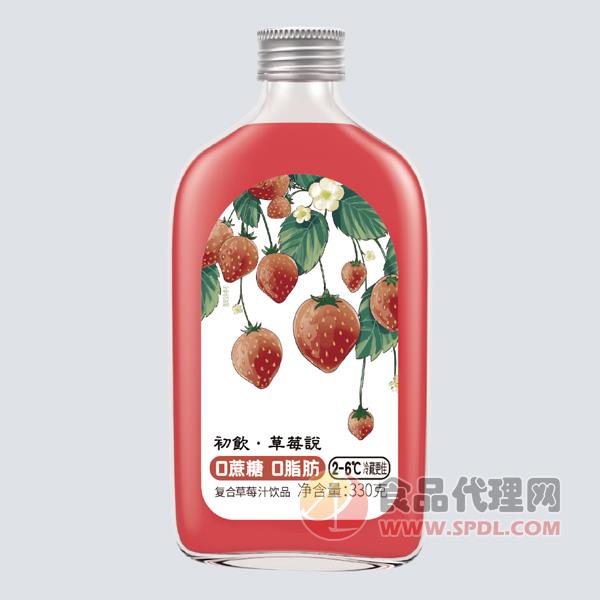 初饮复合草莓果汁330g