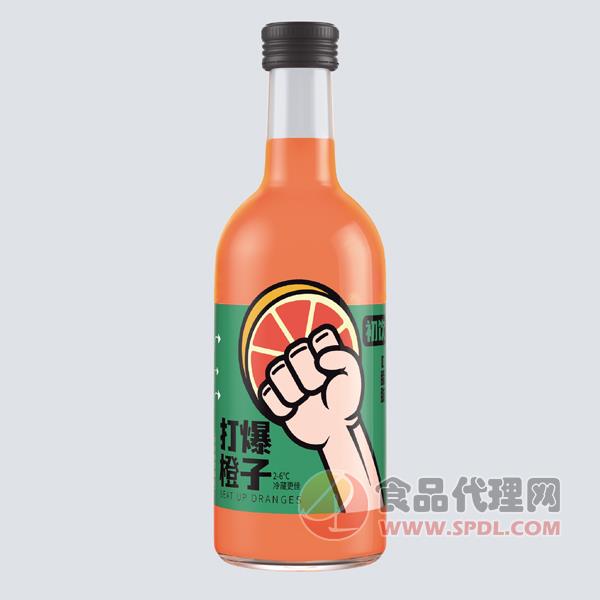 初饮打爆橙子果汁333ml