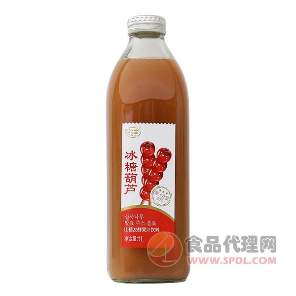 小漾山楂发酵果汁1L