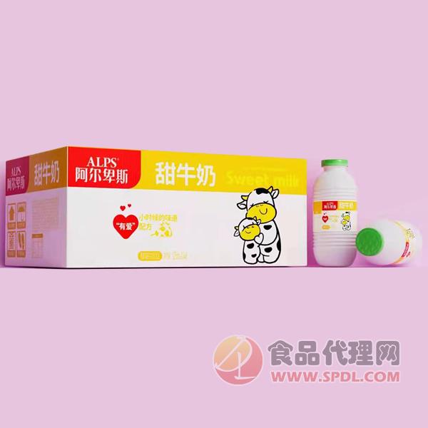 ALPS阿尔卑斯燕麦味甜牛奶饮品标箱