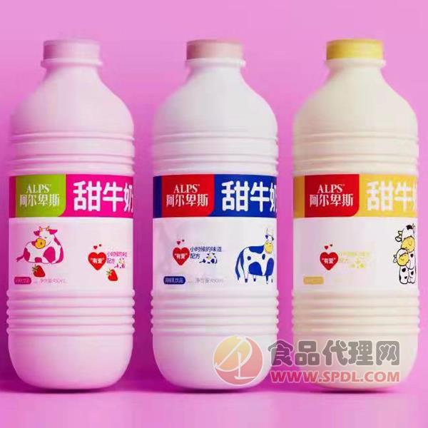 ALPS阿尔卑斯甜牛奶饮品450ml