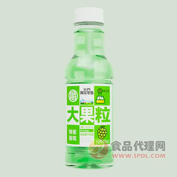 ALPS阿尔卑斯大果粒蜂蜜葡萄复合果汁饮料450ml