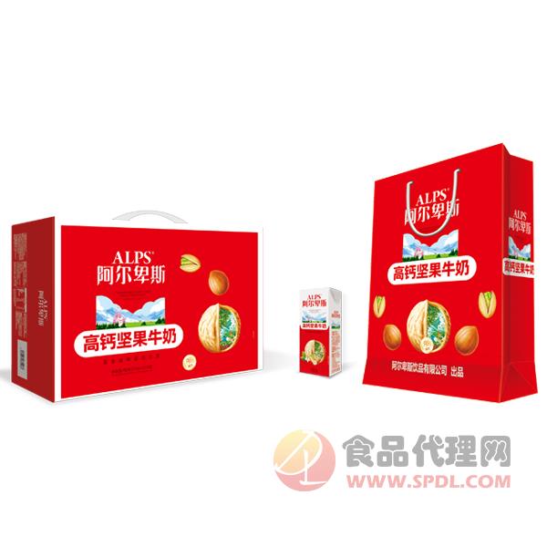 阿尔卑斯高钙坚果牛奶饮品礼盒