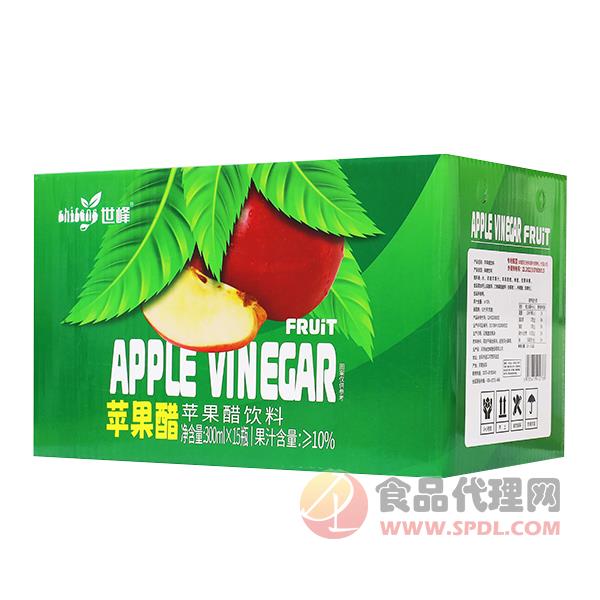 世峰蘋果醋飲料300mlx15瓶
