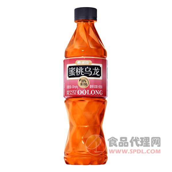 米奇蜜桃乌龙果汁茶饮料420mlx15瓶