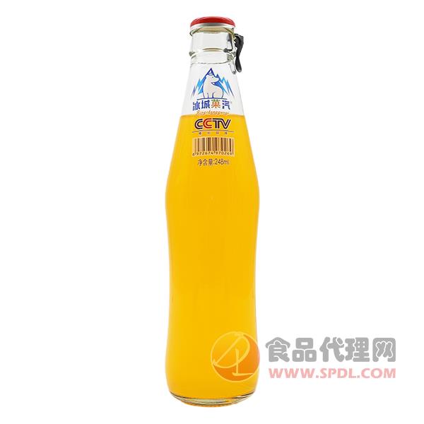 冰城菓汽橙汁味汽水248ml